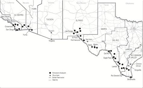 Us border patrol checkpoints map - The Yuma Sector is one of the fastest growing Border Patrol Sectors in the country having doubled in size since 2004. The dedication and teamwork of these persons has resulted in our ability to maintain an area of control throughout the community. This site provides Sector-related information, including Sector contact information, station ...